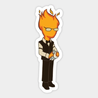 Grillby Sticker